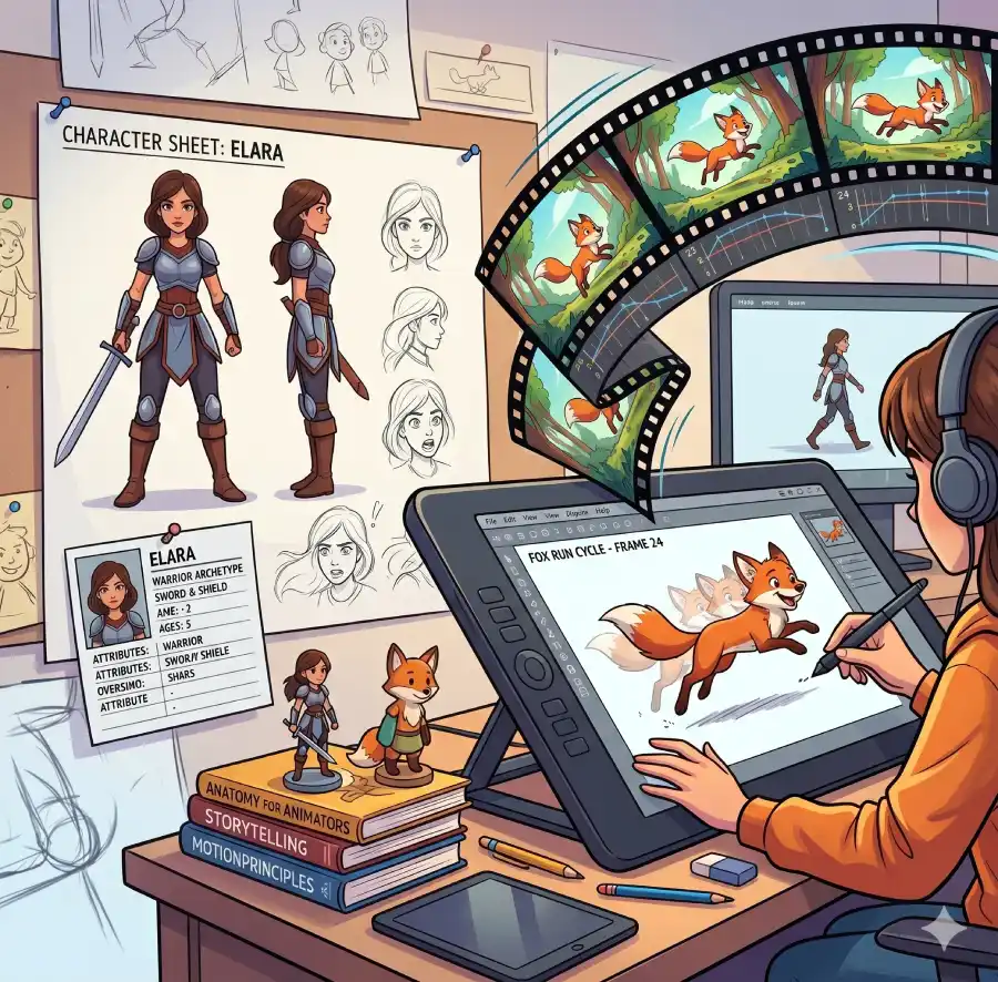 Advanced program in 2D Animation