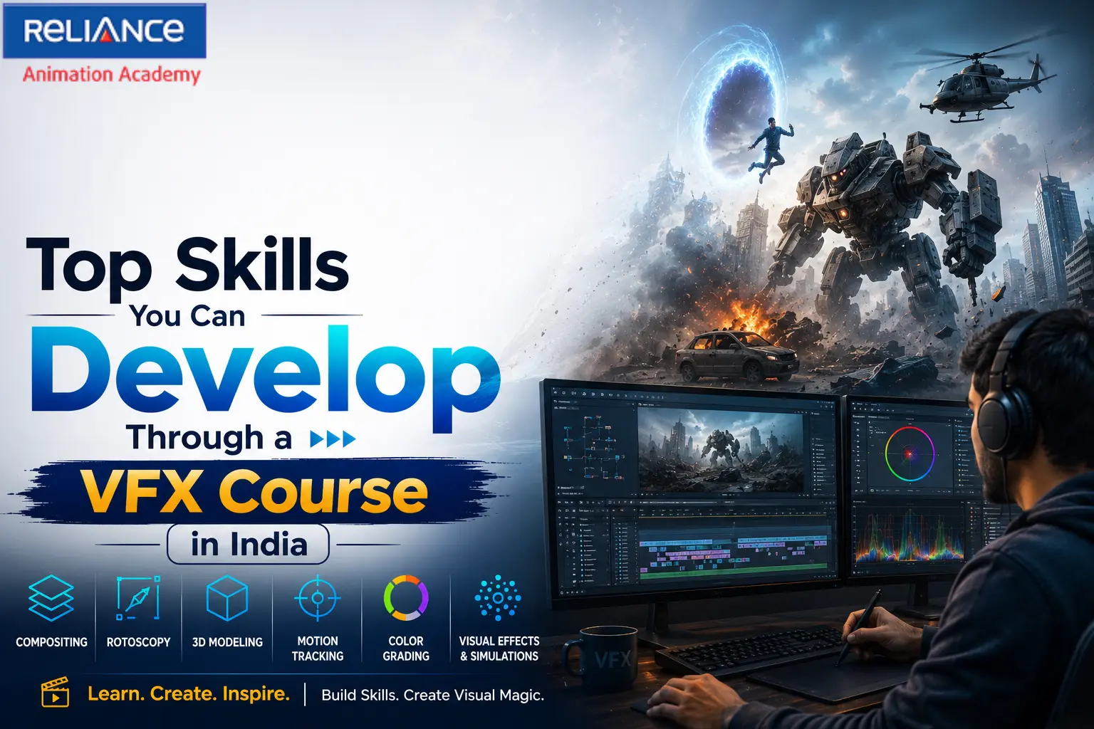 Top Skills You Can Develop Through a VFX Course in India