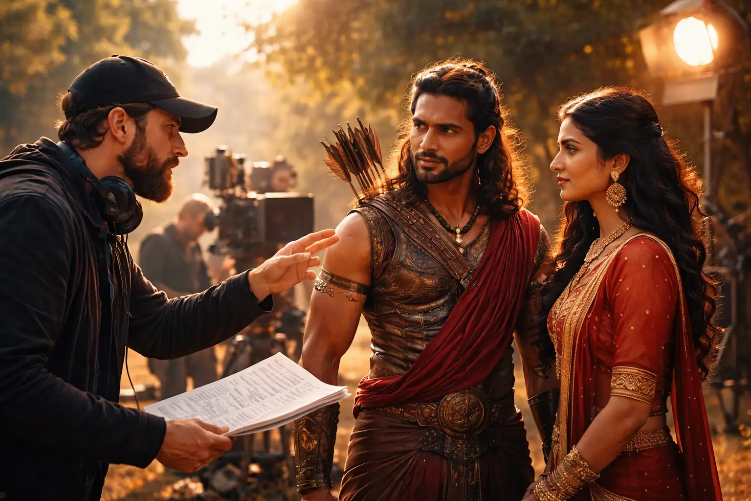 Directing in the forest light